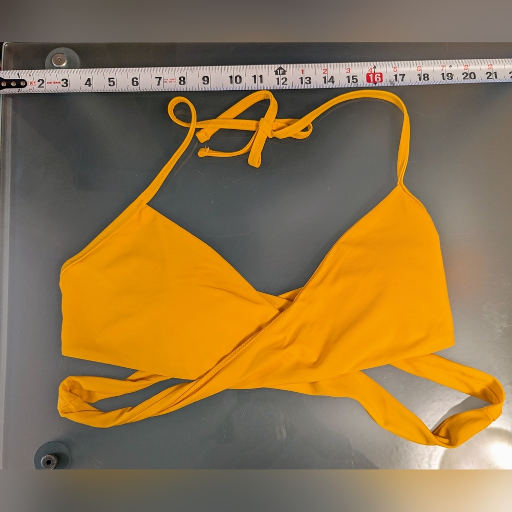 AERIE WRAP BIKINI TOP SOLD OUT SZ L